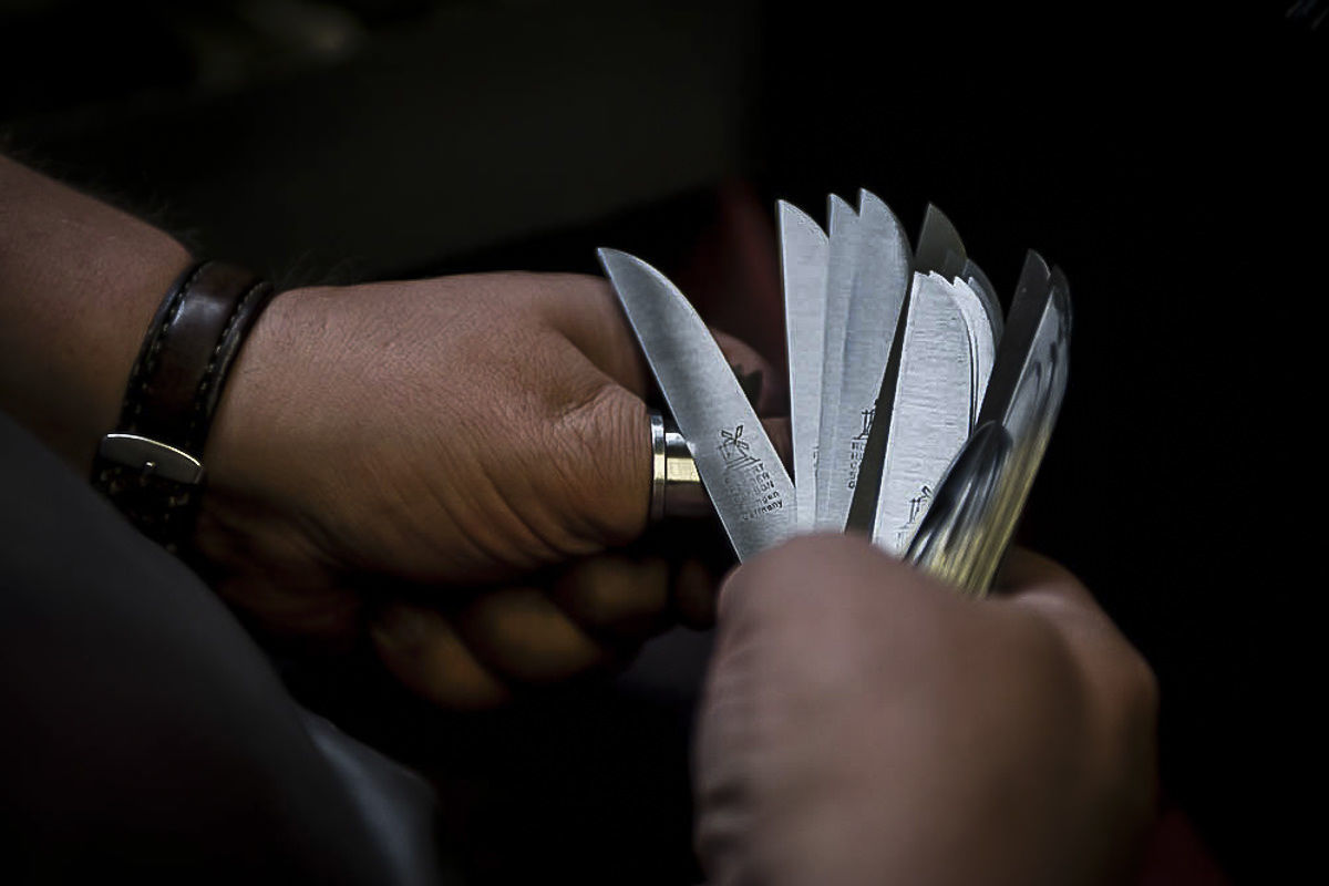 Windmühlenmesser sind nach alter Handwerkskunst gefertigt