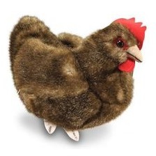 Kösener Huhn, klein, braun 7362