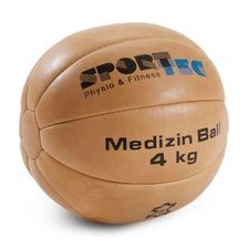 Medizinball Leder, 4 kg