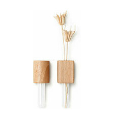 LUMENQI Holzvase magnetisch – “Schnick & Schnack” 2er Pack