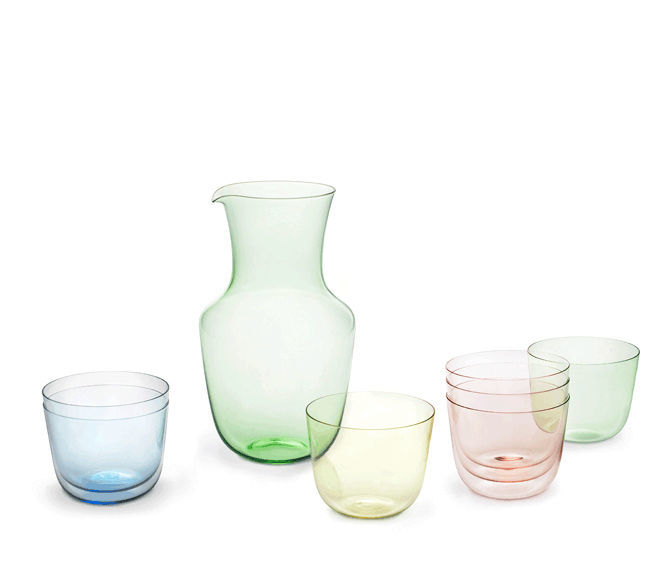 Wasserbecher von Lobmeyr aus hauchzartem Musselinglas