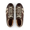 Derby Ledersneaker Kalbsleder - Vegetabil gegerbt dunkelbraun / cremeweiß Produktnummer: 808.03121