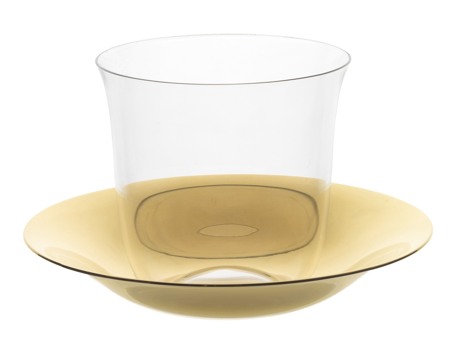 LILY Mokkatasse mit Untertasse aus Messing von Lobmeyr