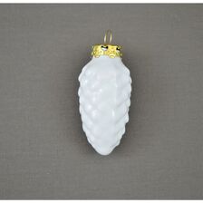 Lindner Porzellan Baumschmuck 'Zapfen' 6cm