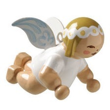 Christbaumschmuck, Margeritenengel schwebend, klein