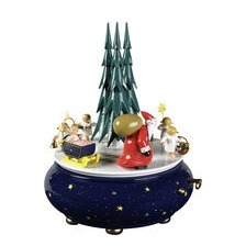 Spieldosen mit 36-stimmigen Musikwerken, "Weihnachtszug", Melodie: Stille Nacht