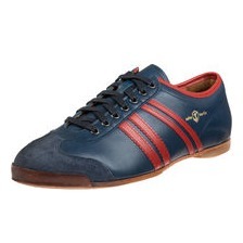 Lederschuh WM66 815 blau/rot, Zeha Berlin