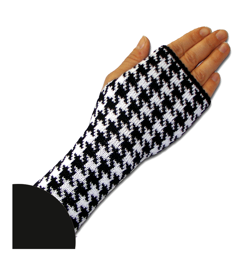 Handstulpen aus feinster Merinowolle mit Lieblinsmustern aus verschiedenen Stilepochen