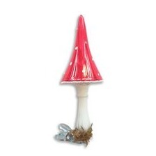 Christbaumschmuck aus Glas - Fliegenpilz - Replik 