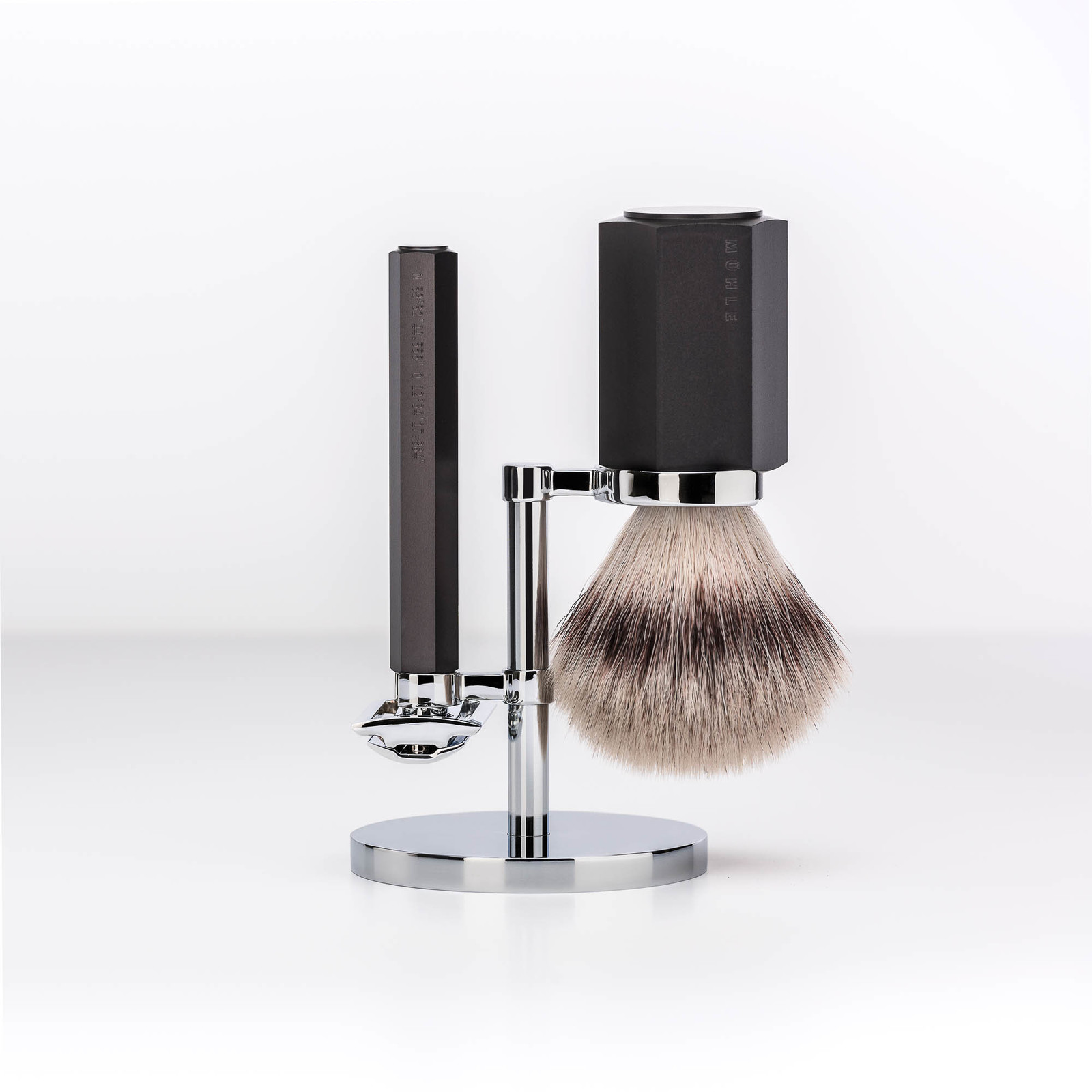 Mühle Rasierer Hexagon Anthrazit