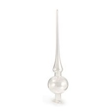 Christbaumspitze aus Glas