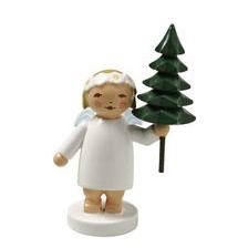 Margeritenengel mit Tannenbaum