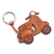 Schlüsselanhänger‎ aus Leder, Motorroller