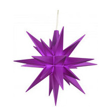 Herrnhuter Stern - Miniaturstern, 8 cm Kunststoff, Sonderedition 2025 Violett