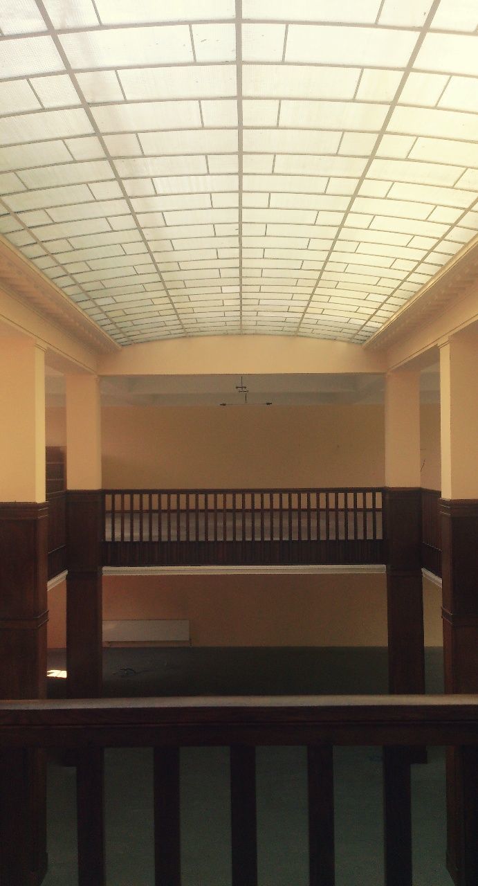 Die Lichthalle im verlassenen Karstadtgebäude in der Dömitzer Innenstadt