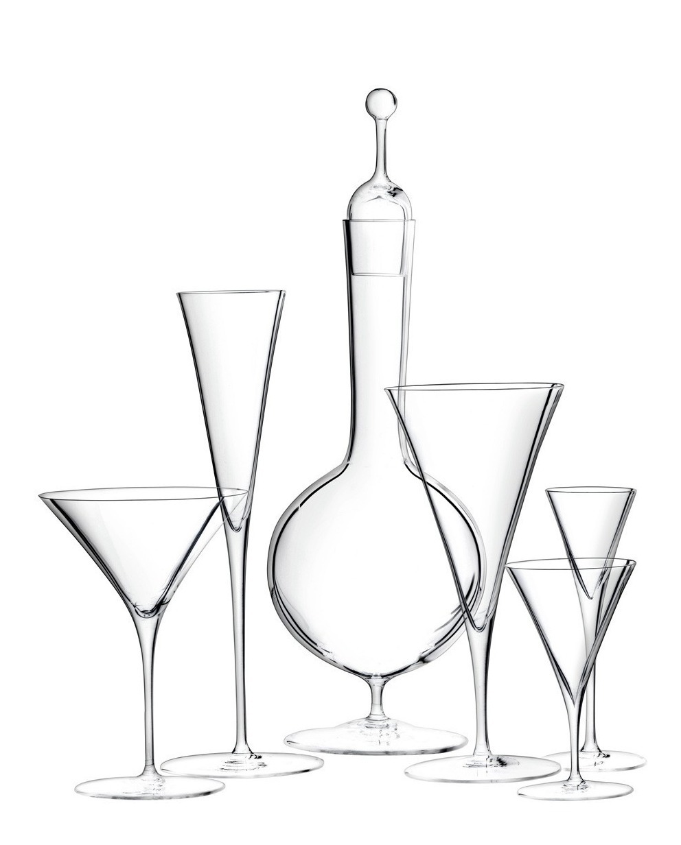 Glasservice Ambassador von Lobmeyr und gestaltet von Oswald Haerdtl