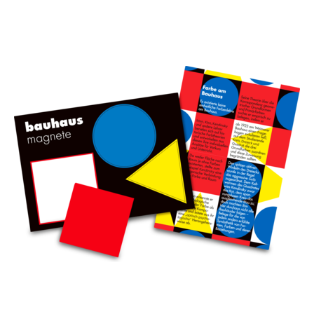 Postkarte Bauhaus Grundformen Magnete