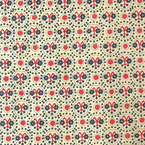 Carta Pura Geschenkpapier, Muster blau/rot/gelb
