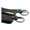 Schlüsselbänder mit Karabiner und Ring in Rindleder gewachst 20cm 