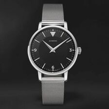 Ziffernblatt: Schwarz,
Armband: Metallarmband Silber Junkers THERESE 36 - Elegante vintage Damenuhr