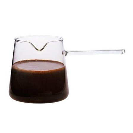Kaffeekanne IBRIK aus Borosilikatglas von Trendglas Jena