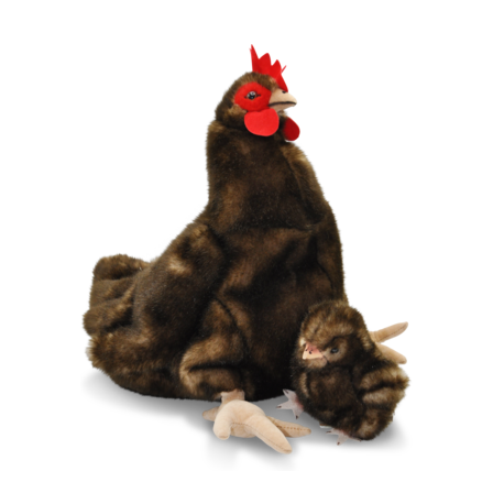 Kösener Henne mit Küken Molly