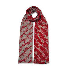 Jacquard Schal - 100 % feine Merinowolle