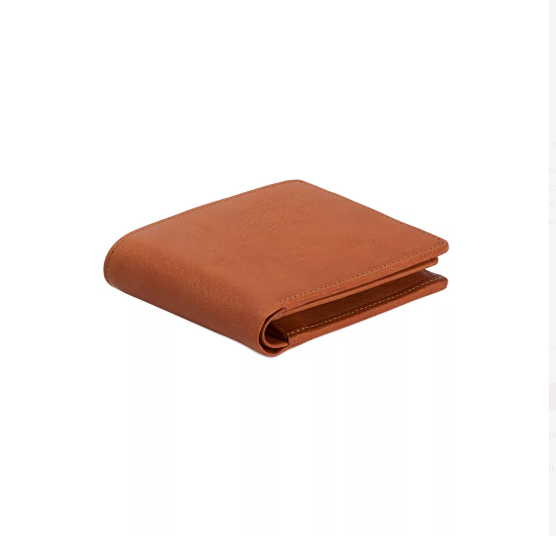 Portemonnaie aus Rindleder natur von Sonnenleder 