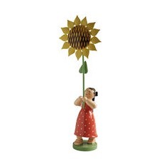 Blumenkind - Mädchen mit Sonnenblume