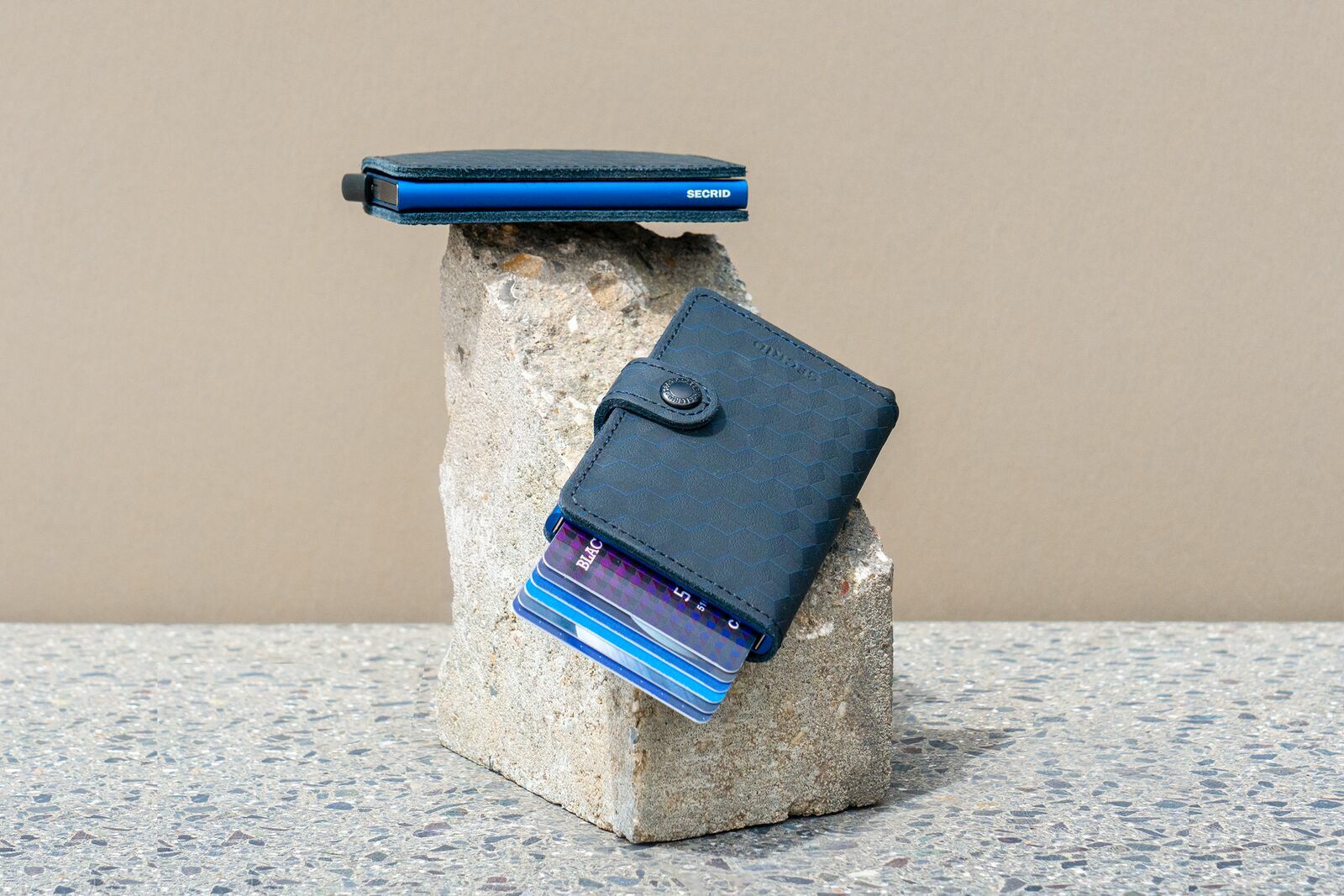 Secrid Miniwallet, blau