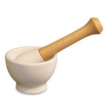 Mörserschale mit Stößel
