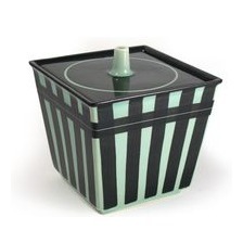 Ritz Keksdose kpl. 875 - schwarz grün gestreift