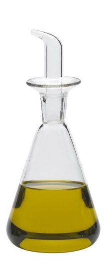 Öl- und Essiggießer aus hitzebeständigem Borosilikatglas