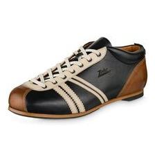 Ledersneaker LIGA  schwarz / cognac / cremeweiß, Zeha Berlin
