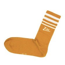 Zeha Sportsocken - gelb, weiße Streifen