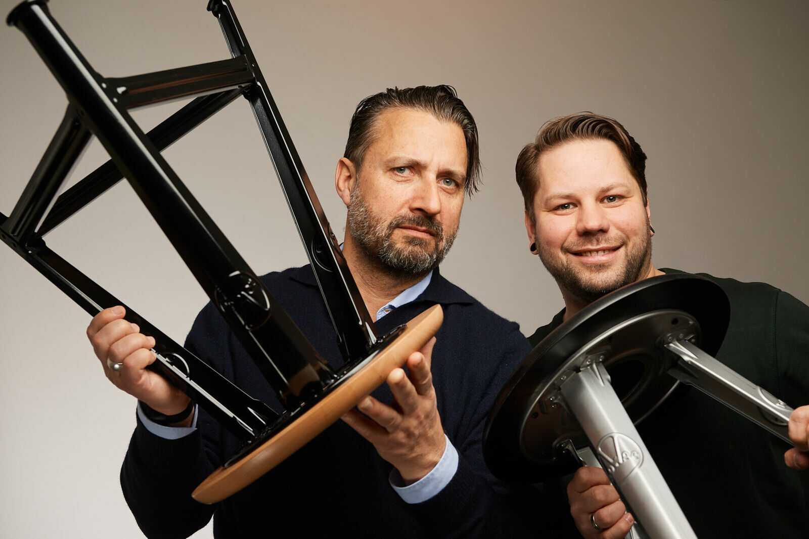 Christian und Marcel zusammen mit den ROWAC Schemmeln