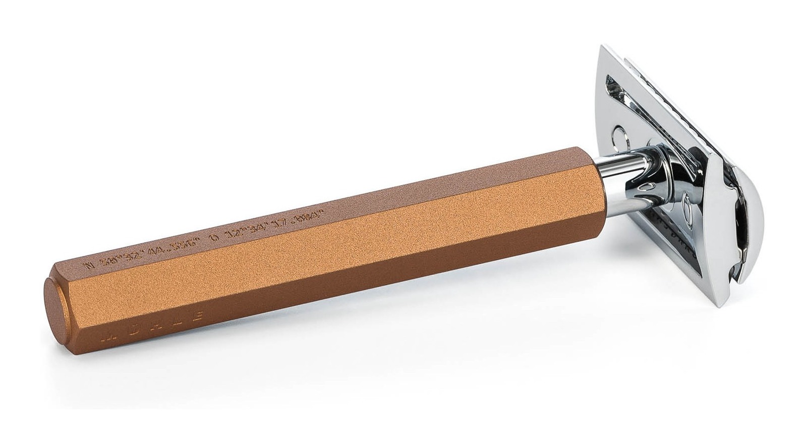 Mühle Rasierhobel Hexagon Bronze