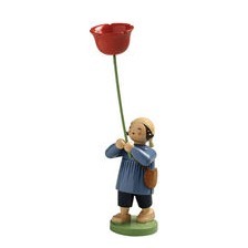 Blumenkinder - Junge mit Mohnblume