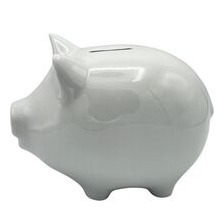 Lindner Porzellan Sparschwein 17cm