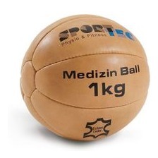Medizinball handgenäht aus Rindsleder