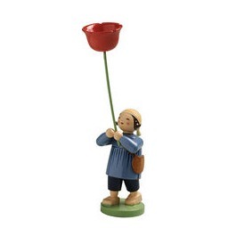 Junge mit Mohnblume, 13,5 cm