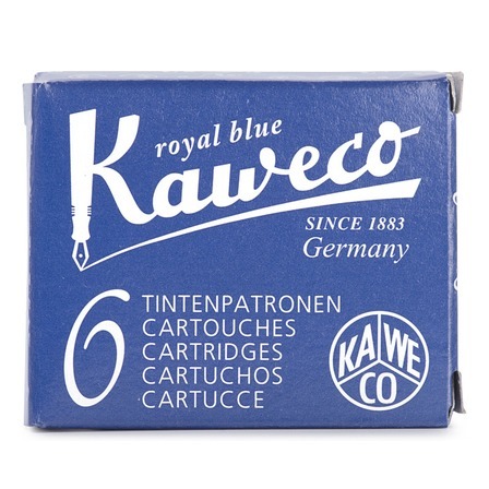 Kaweco Tintenpatronen 6er-Pack Königsblau