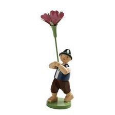Blumenkinder - Junge mit Kornrade