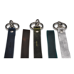 Schlüsselbänder mit Karabiner und Ring in Rindleder gewachst 20cm 