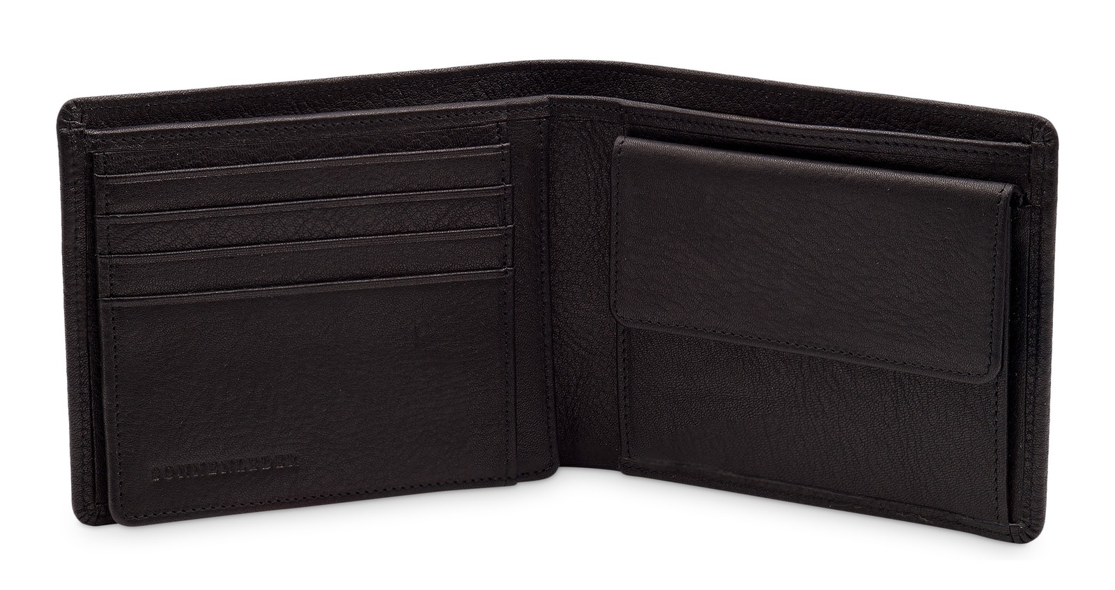 Auch in schwarz wirkt diese Geldbörse sehr edel und hochwertig.