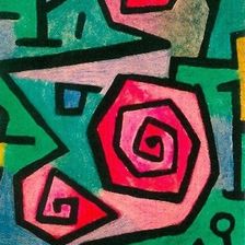 Blütenträume Kunst Doppelkarte 
