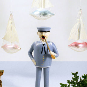 Räuchermännchen Originale aus dem Erzgebirge und Christbaumschmuck aus mundgeblasenem Glas