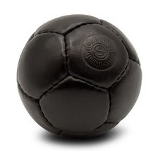 Jonglierball handgenäht - schwarz