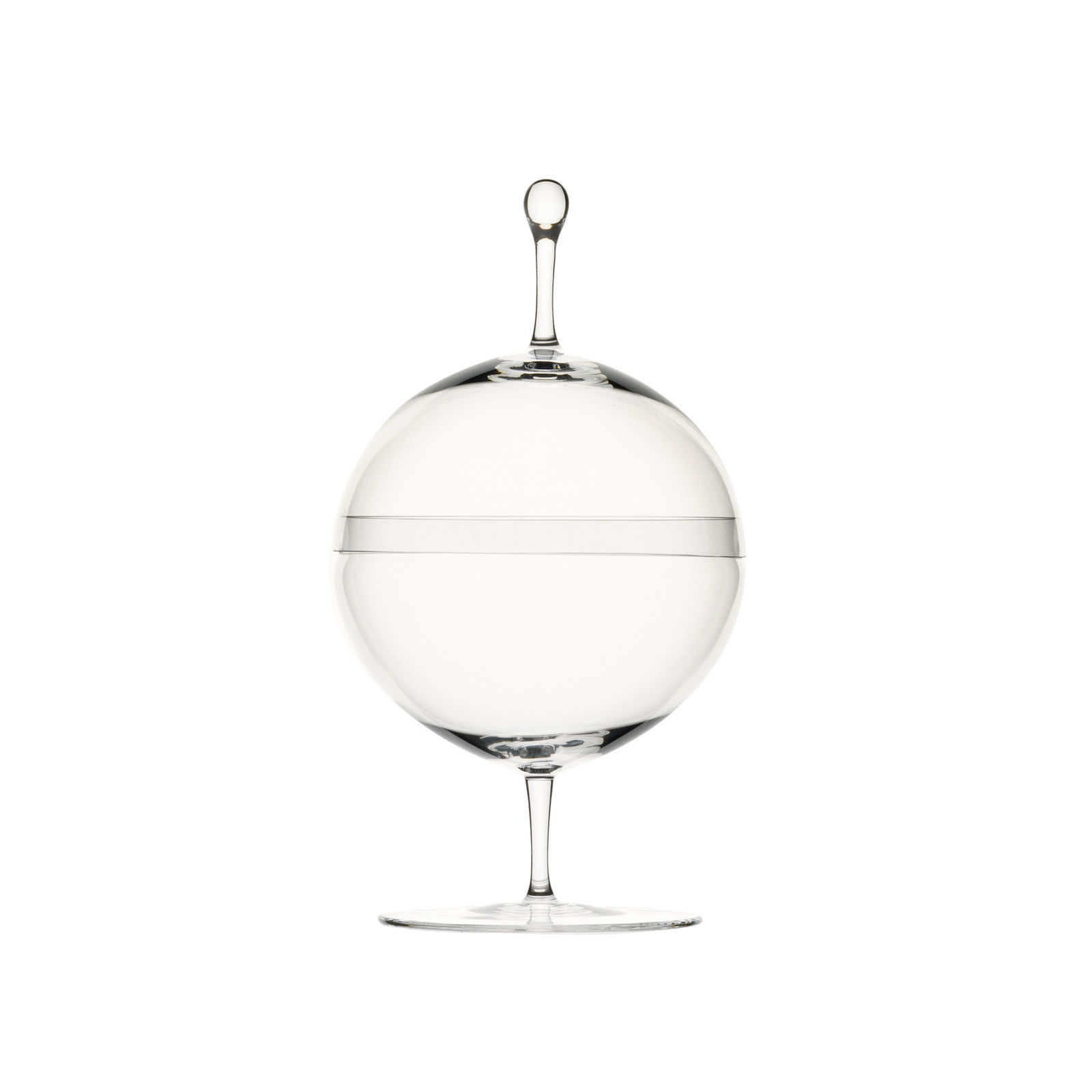 Kugeldose aus Musselinglas