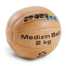 Medizinball Leder, 2 kg